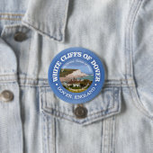Badge Rond 7,6 Cm Falaises blanches de Dover (e) (En situation)