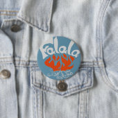 Badge Rond 7,6 Cm FaLaLa (En situation)