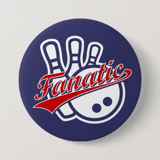 Badge Rond 7,6 Cm Fanatique de roulement (Devant)