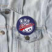 Badge Rond 7,6 Cm Fanatique de roulement (En situation)