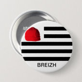 BADGE ROND 7,6 CM FARD À JOUES DE CAPOT (Devant & derrière)