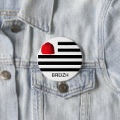 BADGE ROND 7,6 CM FARD À JOUES DE CAPOT (En situation)