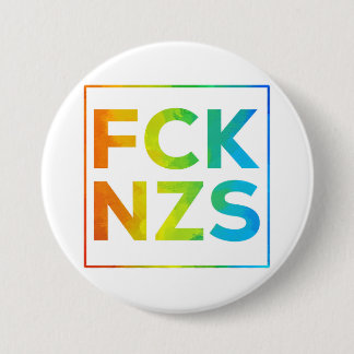 Badge Rond 7,6 Cm Fck NZS mit Rahmen