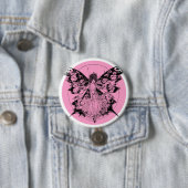 Badge Rond 7,6 Cm Fée (En situation)