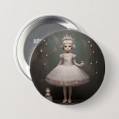 Badge Rond 7,6 Cm Fée Dragée - Mode de Ballet Casse-Noisette (Devant & derrière)