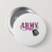 Badge Rond 7,6 Cm Femme de l'armée (Devant & derrière)