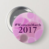 Badge Rond 7,6 Cm Femmes bouton en mars 2017 (Devant & derrière)