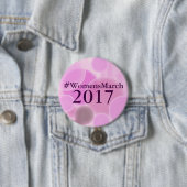 Badge Rond 7,6 Cm Femmes bouton en mars 2017 (En situation)