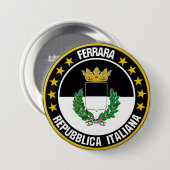 Badge Rond 7,6 Cm Ferrara (Devant & derrière)