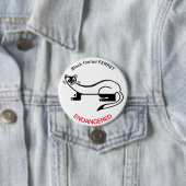 Badge Rond 7,6 Cm Ferret - bouton (En situation)