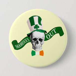 Badge Rond 7,6 Cm Fête de la St Patrick au charme irlandais