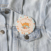 Badge Rond 7,6 Cm Fête de thé de mariage citrouille Future Mme (En situation)