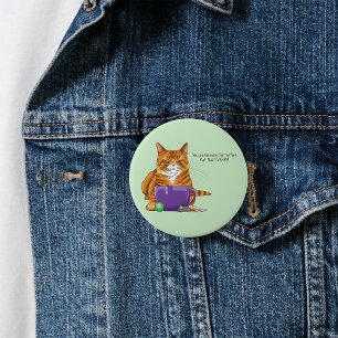 Badge Rond 7,6 Cm Fête des pères Best Cat Papa