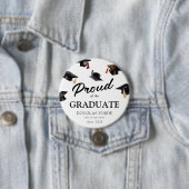 Badge Rond 7,6 Cm Fier de la graduation (En situation)