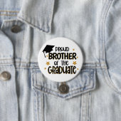 Badge Rond 7,6 Cm Fier Frère du Diplômé (En situation)