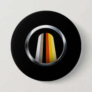 Badge Rond 7,6 Cm Fierté aux cheveux longs