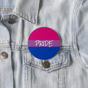 Badge Rond 7,6 Cm Fierté bisexuelle