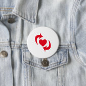 Badge Rond 7,6 Cm Fierté de Switch (En situation)