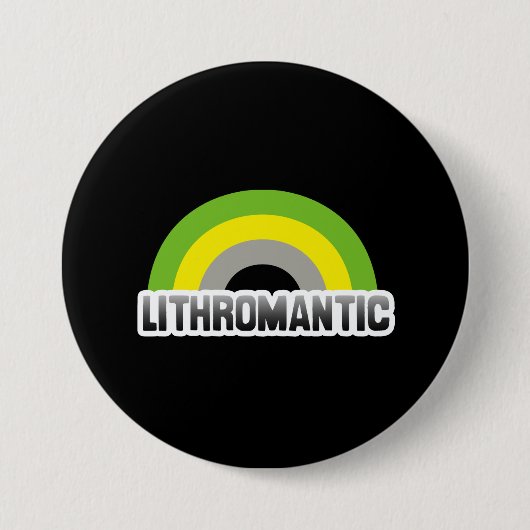 Badge Rond 7,6 Cm Fierté lithromantique (Devant)