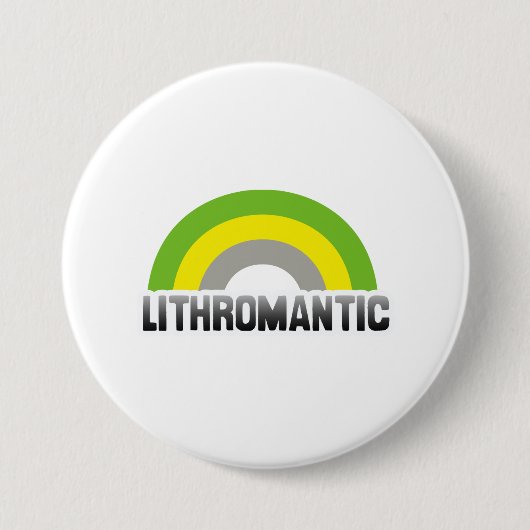 Badge Rond 7,6 Cm Fierté lithromantique (Devant)