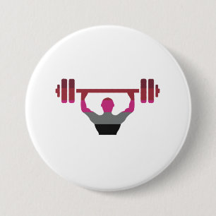 Badge Rond 7,6 Cm Fierté musculaire