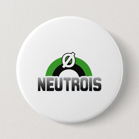 Badge Rond 7,6 Cm Fierté Neutrois (Devant)