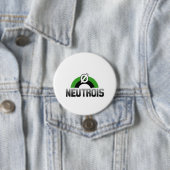 Badge Rond 7,6 Cm Fierté Neutrois (En situation)