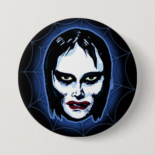 Badge Rond 7,6 Cm Fille de vampire (horreur)