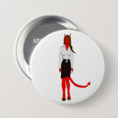 Badge Rond 7,6 Cm fille diable (Devant & derrière)