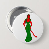 Badge Rond 7,6 Cm fille diable (Devant & derrière)