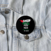 BADGE ROND 7,6 CM FIN DU SIÈGE (En situation)