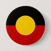 Badge Rond 7,6 Cm Flag d'Australie (Devant)