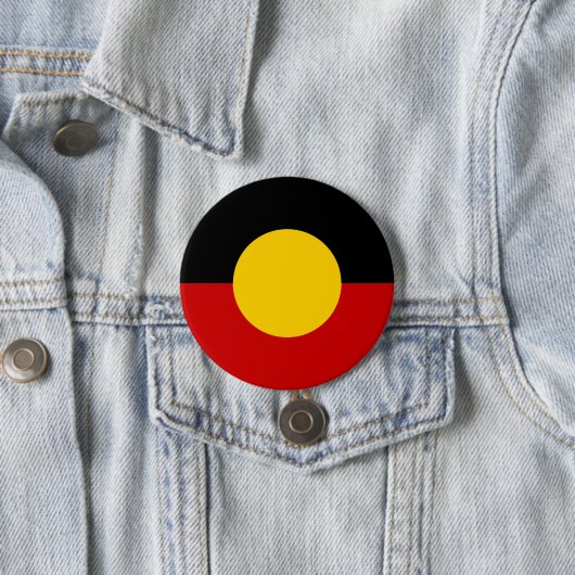 Badge Rond 7,6 Cm Flag d'Australie (En situation)