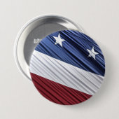 Badge Rond 7,6 Cm Flag patriotique américain rouge, blanc et bleu (Devant & derrière)