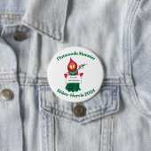 Badge Rond 7,6 Cm Flatwoods Monster Biden-Harris Pin (En situation)