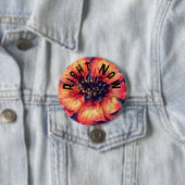 Badge Rond 7,6 Cm Fleur de Cinquefoil Du Népal En Ce Moment (En situation)