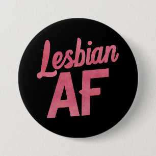 Badge Rond 7,6 Cm Fleur Lesbienne AF Fierté LGBT Amour Gay Parade