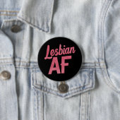 Badge Rond 7,6 Cm Fleur LGBT Pride Fleur de l'AF lesbienne Gay Love  (En situation)