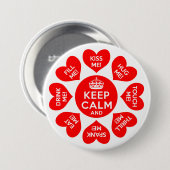 Badge Rond 7,6 Cm Flirtant (Devant & derrière)