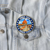 Badge Rond 7,6 Cm Florence (En situation)