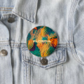 Badge Rond 7,6 Cm FLORIDA Coques de mer (En situation)