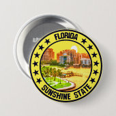 Badge Rond 7,6 Cm Floride (Devant & derrière)