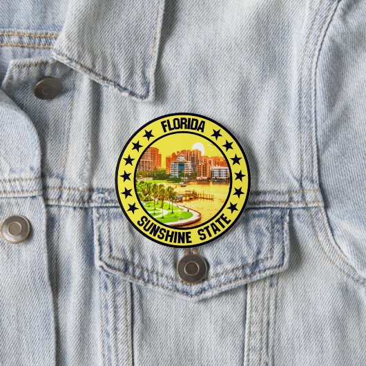 Badge Rond 7,6 Cm Floride (En situation)