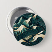 Badge Rond 7,6 Cm Flowing harmony (Devant & derrière)