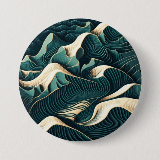 Badge Rond 7,6 Cm Flowing harmony (Devant)