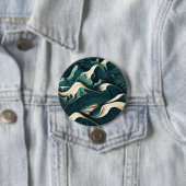 Badge Rond 7,6 Cm Flowing harmony (En situation)