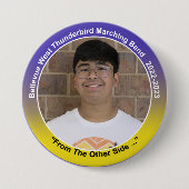 Badge Rond 7,6 Cm Flûte Ethan 9 (Devant)