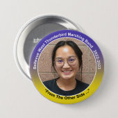 Badge Rond 7,6 Cm Flûte Kaitlyn 12 (Devant & derrière)