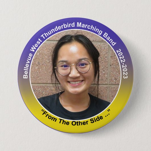 Badge Rond 7,6 Cm Flûte Kaitlyn 12 (Devant)