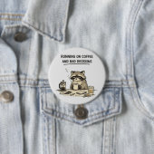 Badge Rond 7,6 Cm fonctionner au café (En situation)